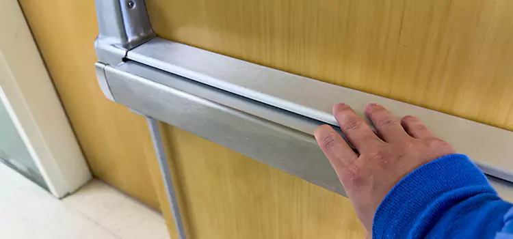 Installing a Push Bar on a Door Fairland